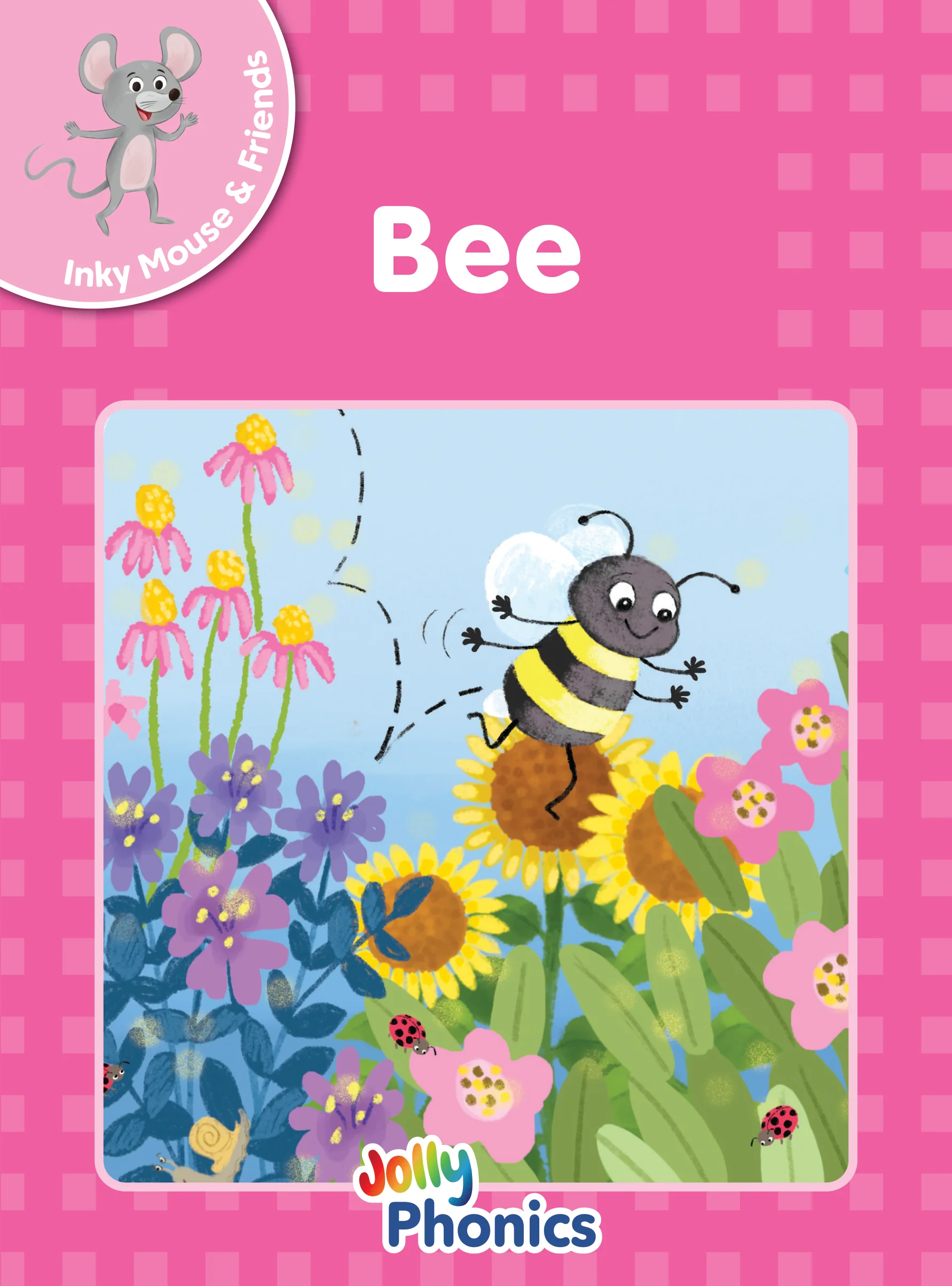 Jolly Phonics Pink Readers – Inky Mouse & Friends (6 Decodable Books, Precursive Letters) - Image 7