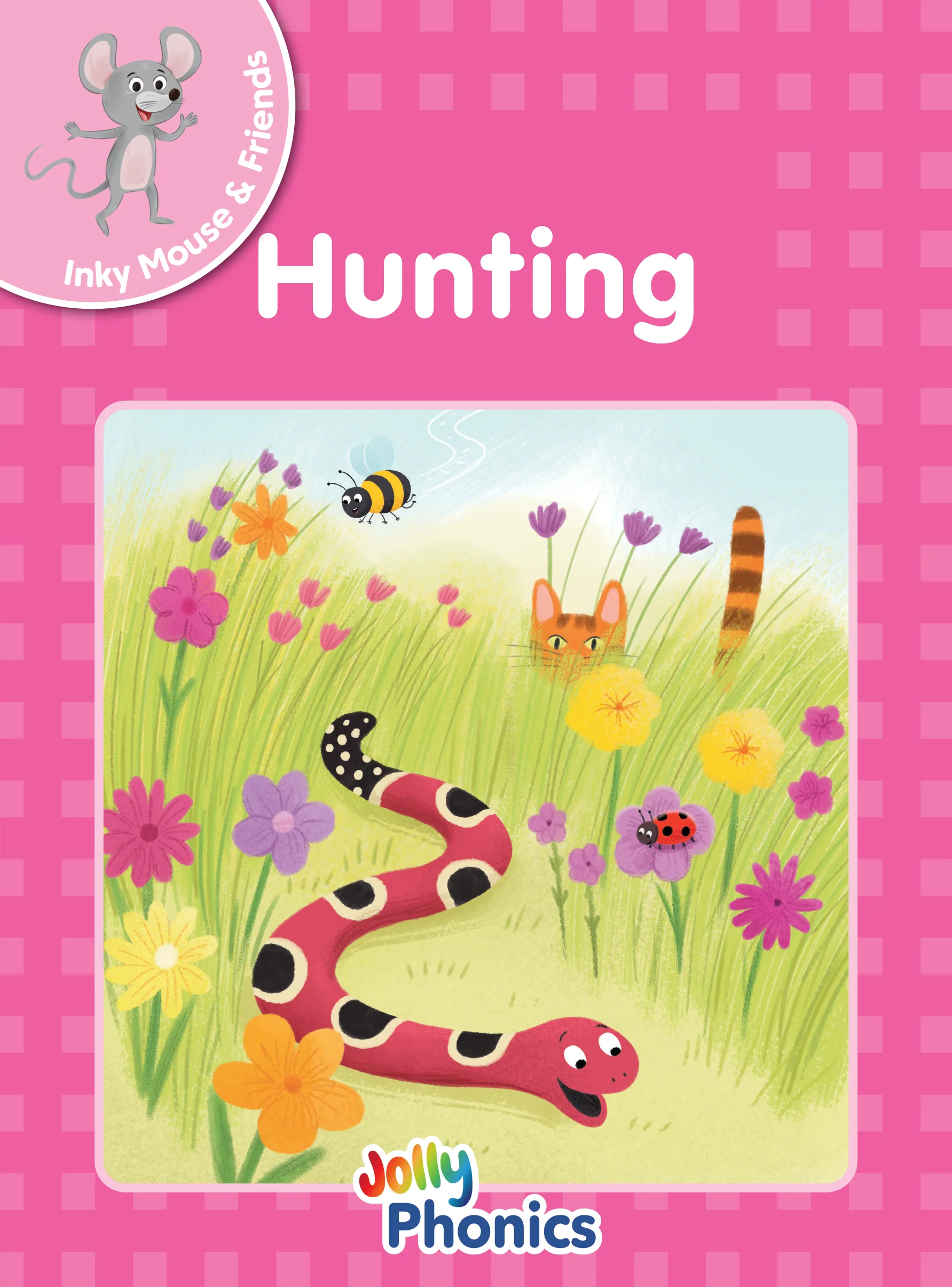 Jolly Phonics Pink Readers – Inky Mouse & Friends (6 Decodable Books, Precursive Letters) - Image 6