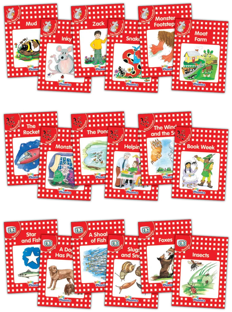 Jolly Phonics Readers Red Level 1 Complete Set