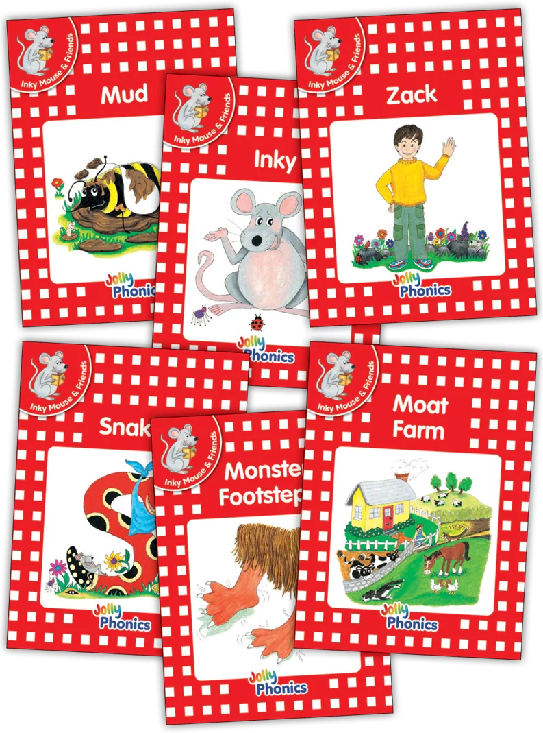 Jolly Phonics Red Readers Level 1 Inky & Friends