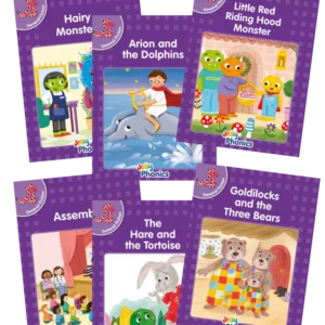 Jolly Phonics Purple Readers - General Fiction - Level 5 (Precursive letters)